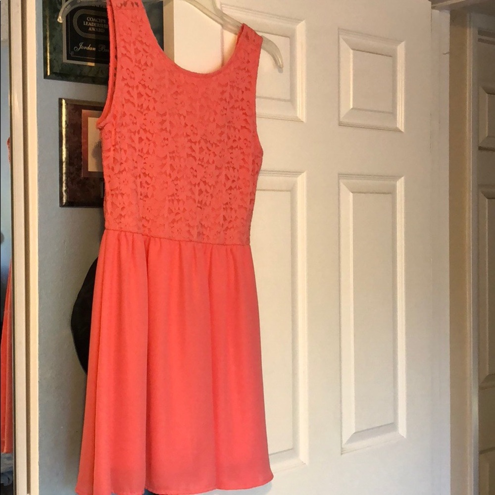 Short pink dress